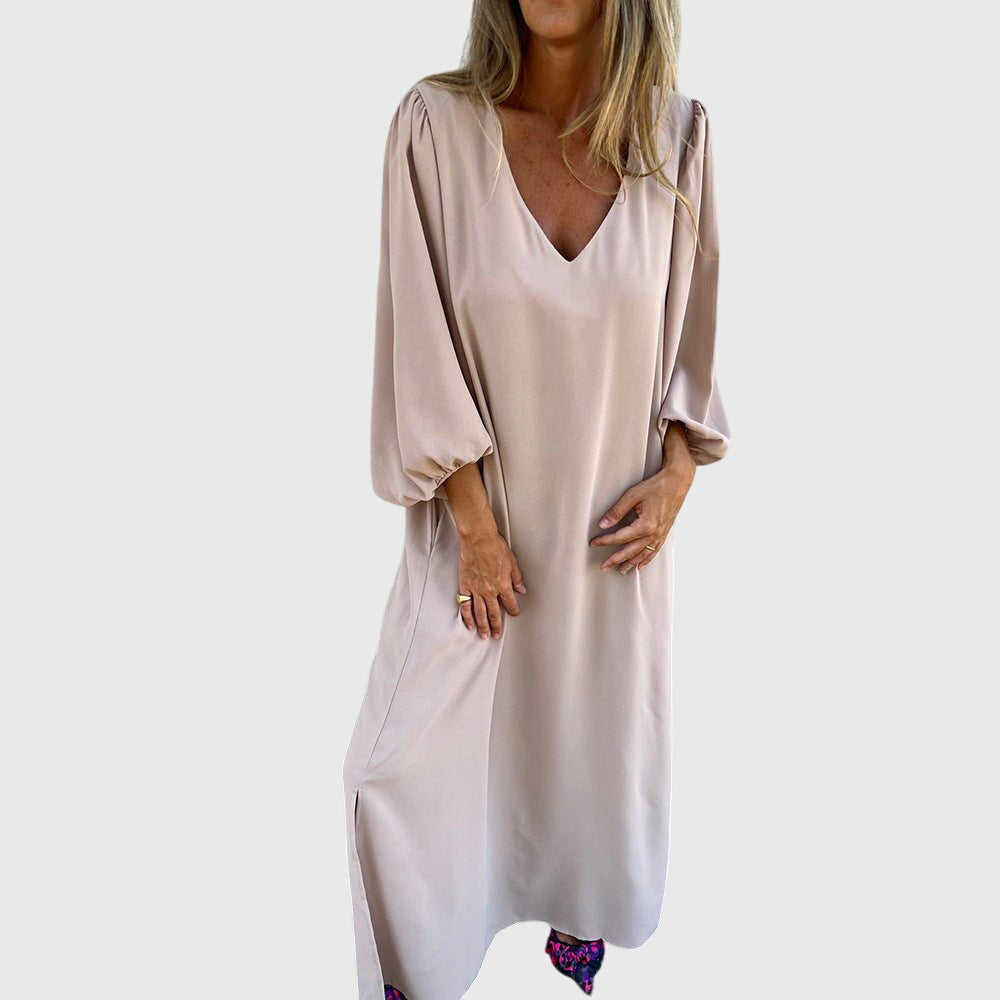 Victoria | Long Boho Dress with Pockets