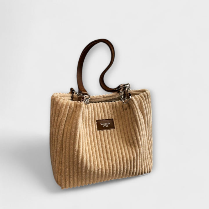 Victoria | Soft Cord Shoulder Bag