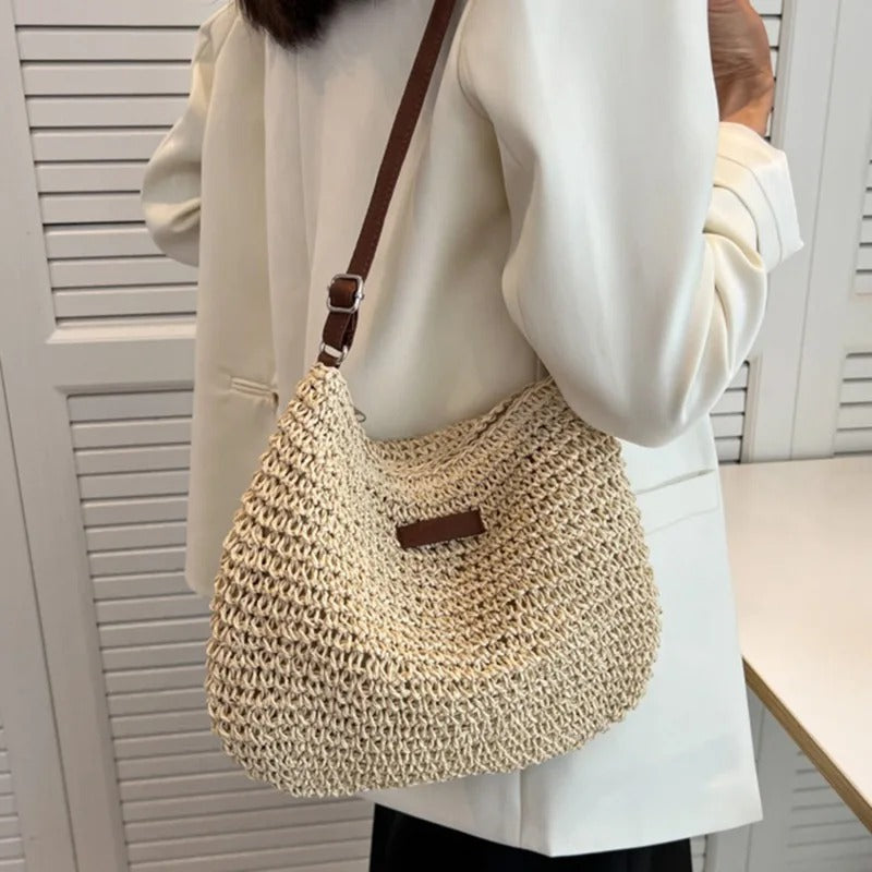 Victoria | Straw shoulder bag
