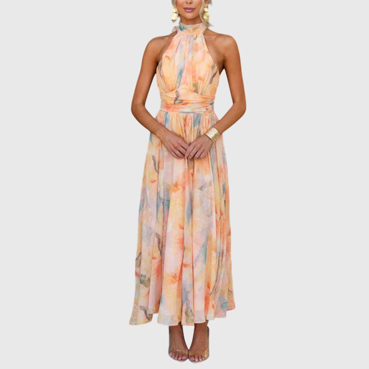 Victoria | Halter Maxi Dress