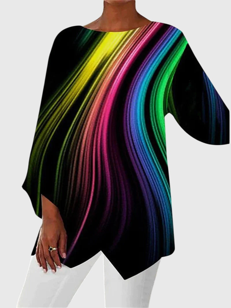 Victoria | Elegant Crew Neck Top