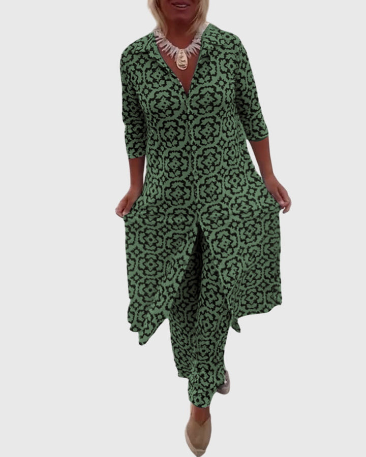 Victoria | Ensemble deux pièces vintage élégant