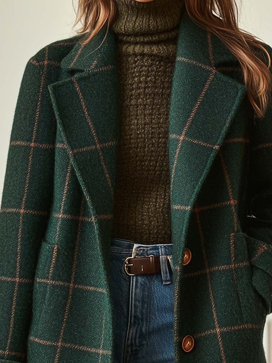 Victoria | Modern Check Coat