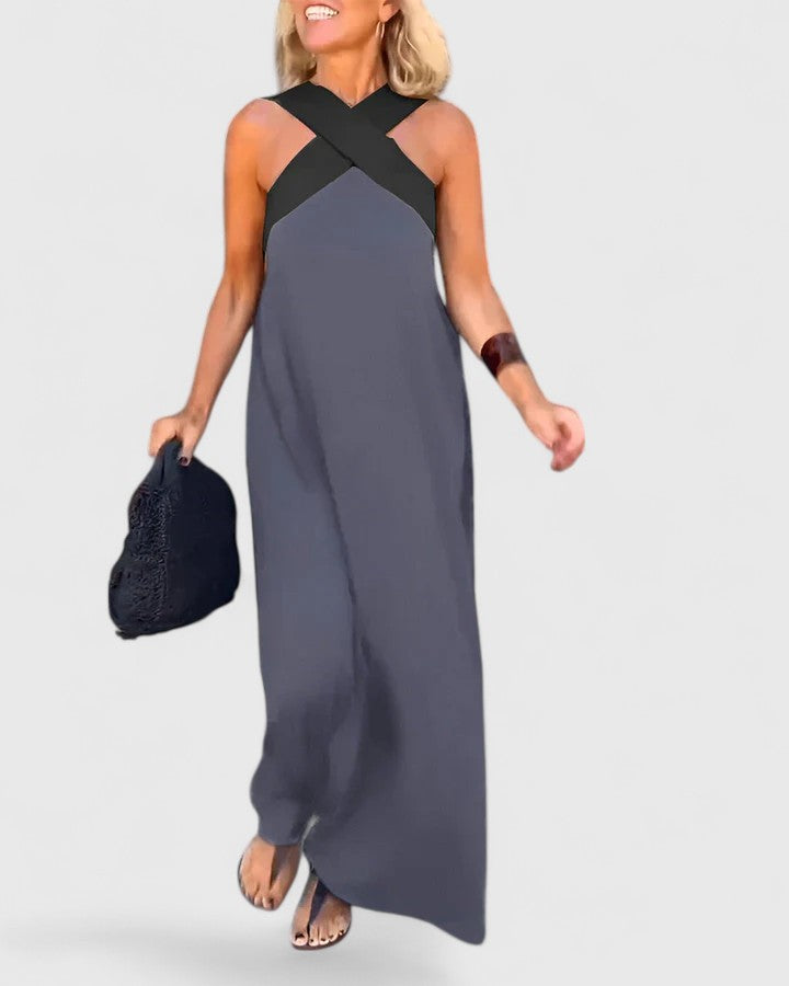 Victoria | Elegant Crossback Dress