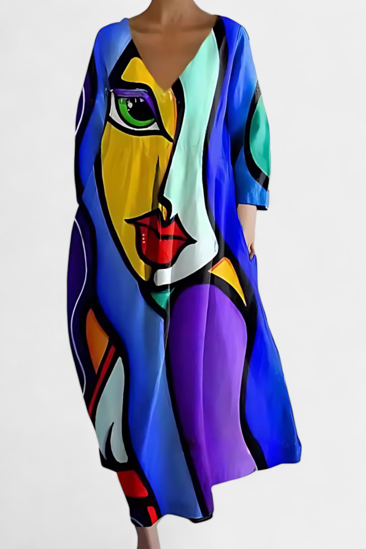 Victoria | Comfortable V-neck Dress