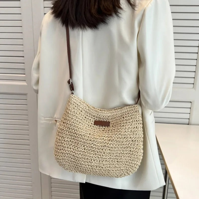 Victoria | Straw shoulder bag